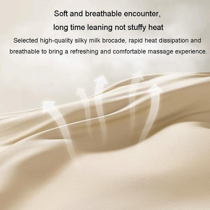 Multi-Function Lumbar Massager Hot Waist Massage Pillow Gray