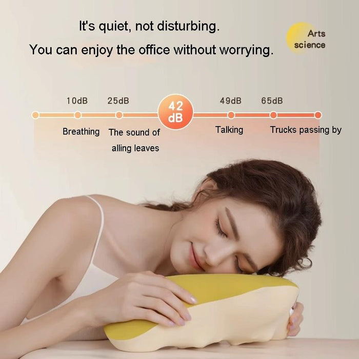 Multi-Function Lumbar Massager Hot Waist Massage Pillow Gray