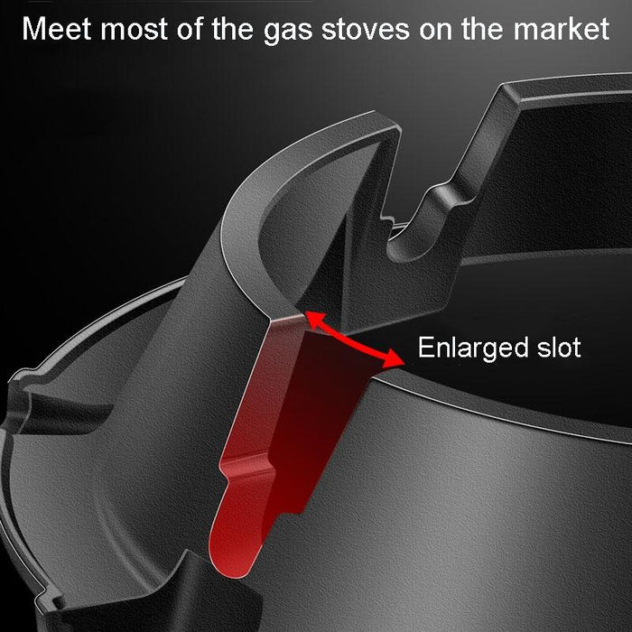 Non Slip Gas Stove Windscreen For Energy Savings Four Jawed