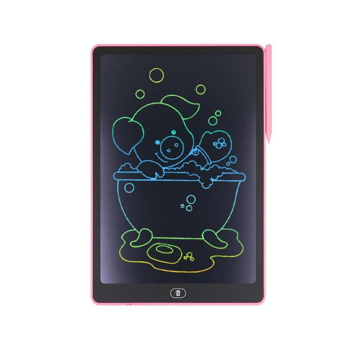 16 Inch Kids Lcd Writing Board Erasable Drawing Board Black Handwriting
