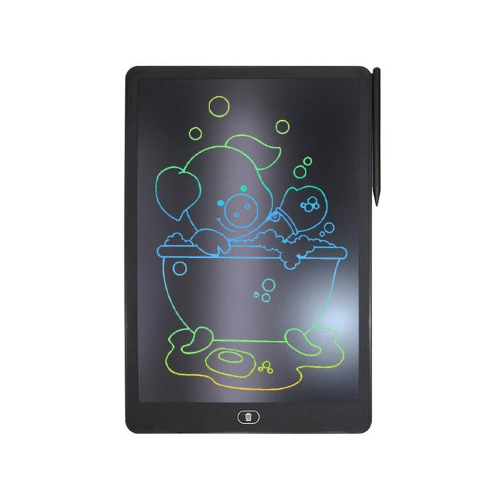 16 Inch Kids Lcd Writing Board Erasable Drawing Board Black Handwriting