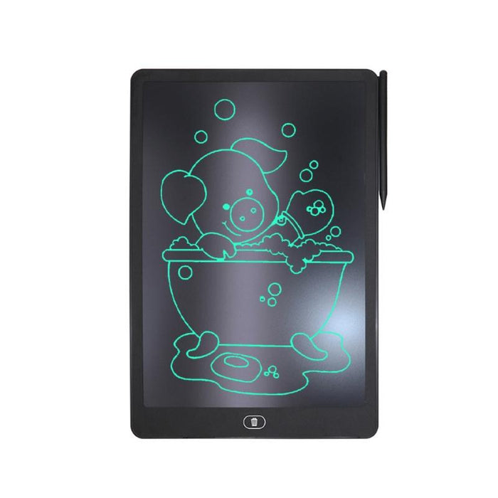 16 Inch Kids Lcd Writing Board Erasable Drawing Board Black Handwriting