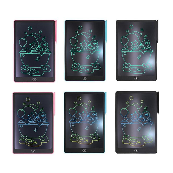 16 Inch Kids Lcd Writing Board Erasable Drawing Board Black Handwriting