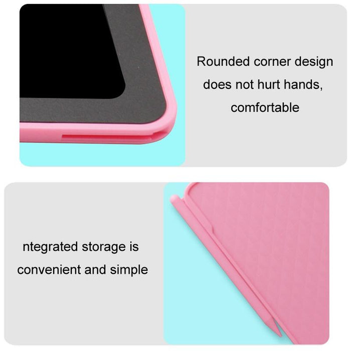 16 Inch Kids Lcd Writing Board Erasable Drawing Board Black Handwriting