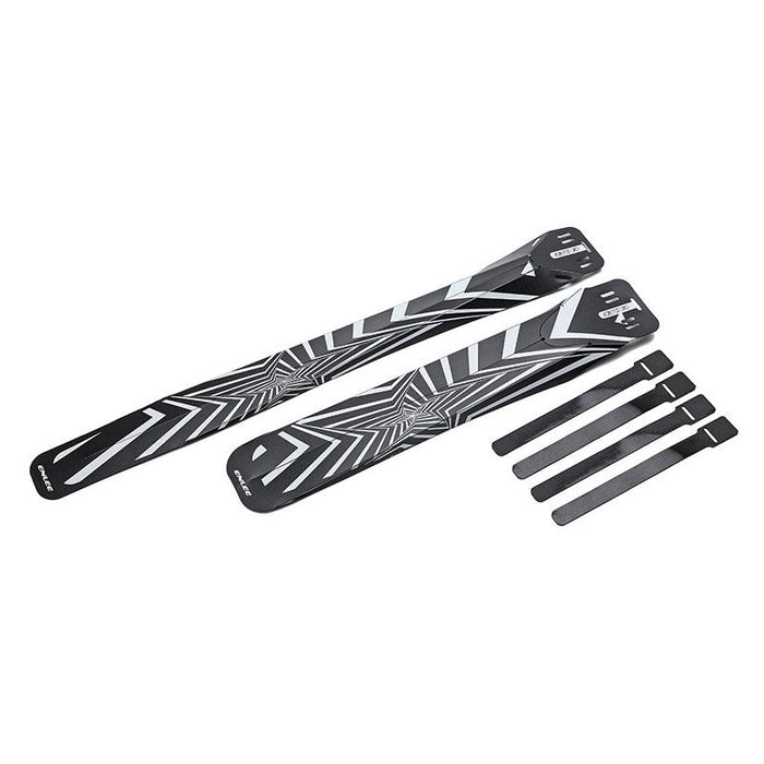 6Pcs Bike Mudguards Quick Detachable Extended Front & Rear Anime Style