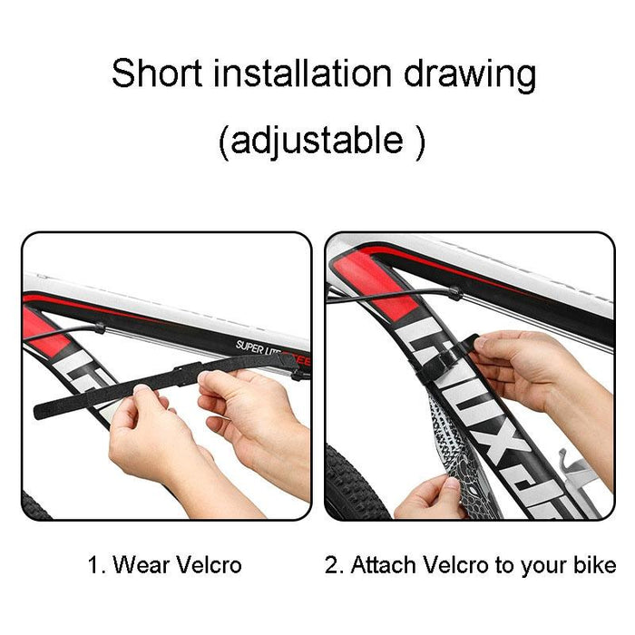 6Pcs Bike Mudguards Quick Detachable Extended Front & Rear Anime Style