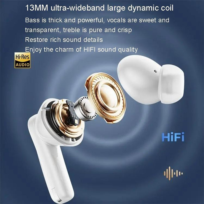 Dual Noise Reduction Bluetooth Earphone Music Call Wireless Earphone