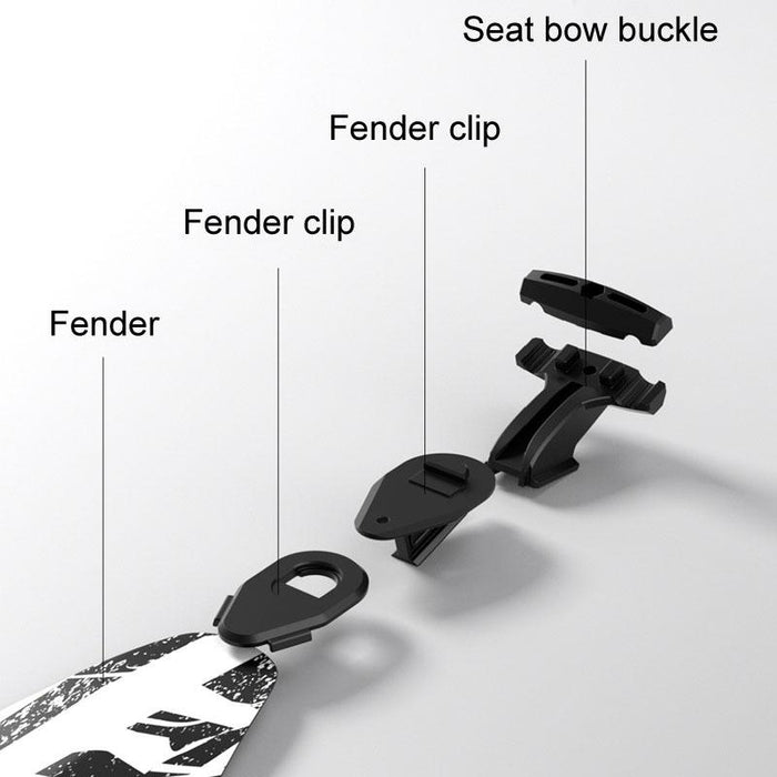 Quick Detachable Bike Mudguards For Road & Mountain Bikes Style A