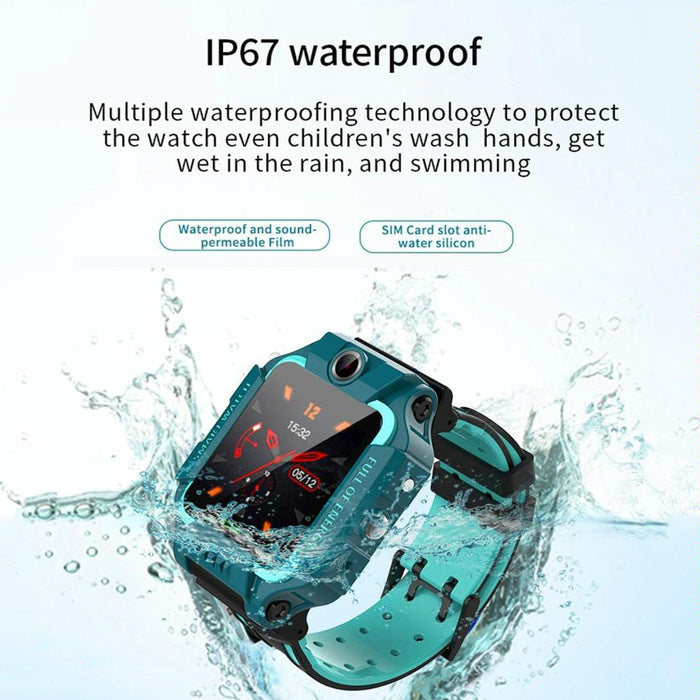 1.44 Inch 360-Degree Rotating Positioning Camera Smart Waterproof Children Calling Watch