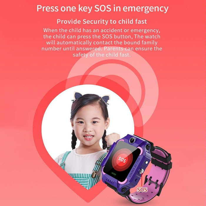 1.44 Inch 360-Degree Rotating Positioning Camera Smart Waterproof Children Calling Watch