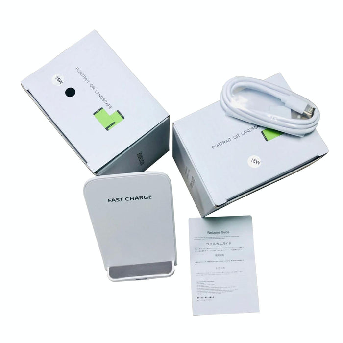 15W Wireless Desktop Charger With Fast Charging