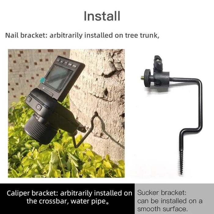 4K Time-Lapse Camera With Night Vision Black