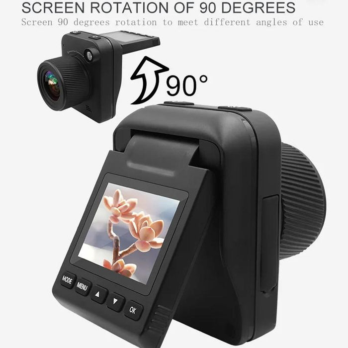 4K Time-Lapse Camera With Night Vision Black