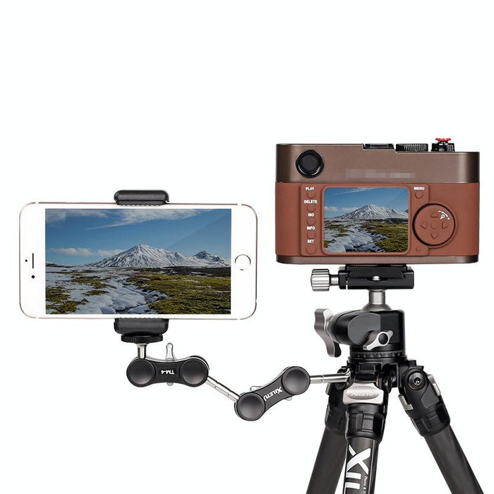 Tm Series Magic Arm With Dual Ballhead Camera Video Monitor Mount Adapter Tm-2