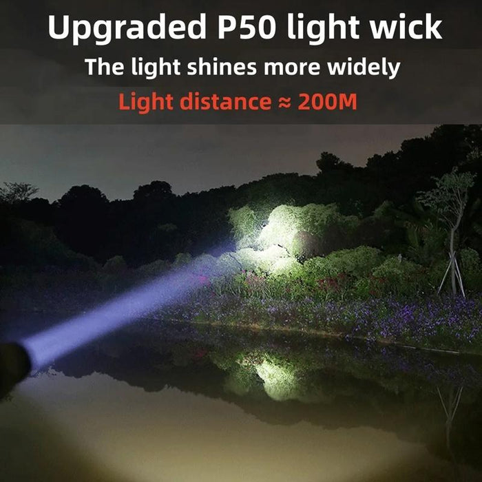 Waterproof Long-Range Outdoor Flashlight