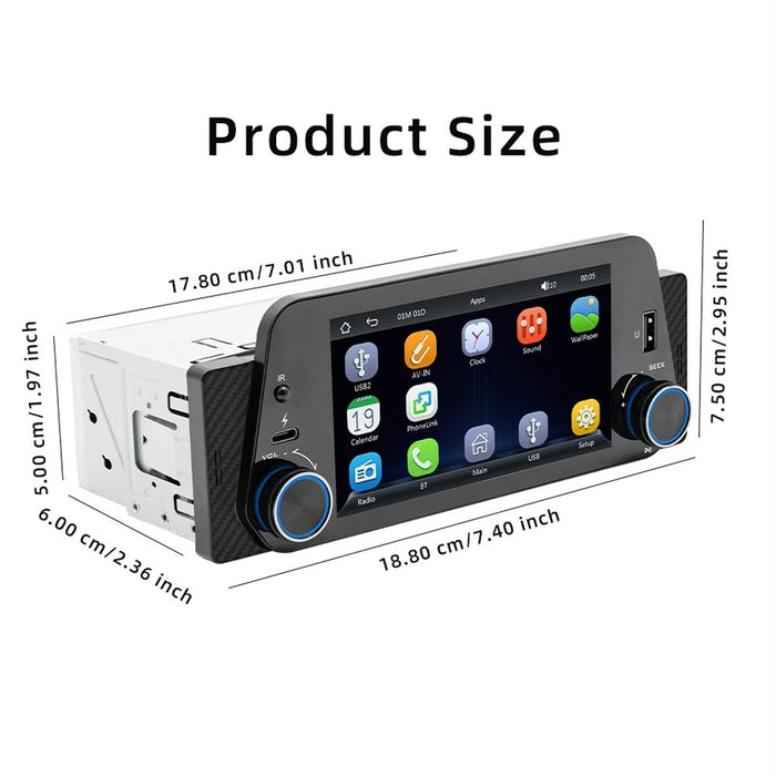 5 Inch Bluetooth Mp5 Inch Car Radio - Hands-Free F152W