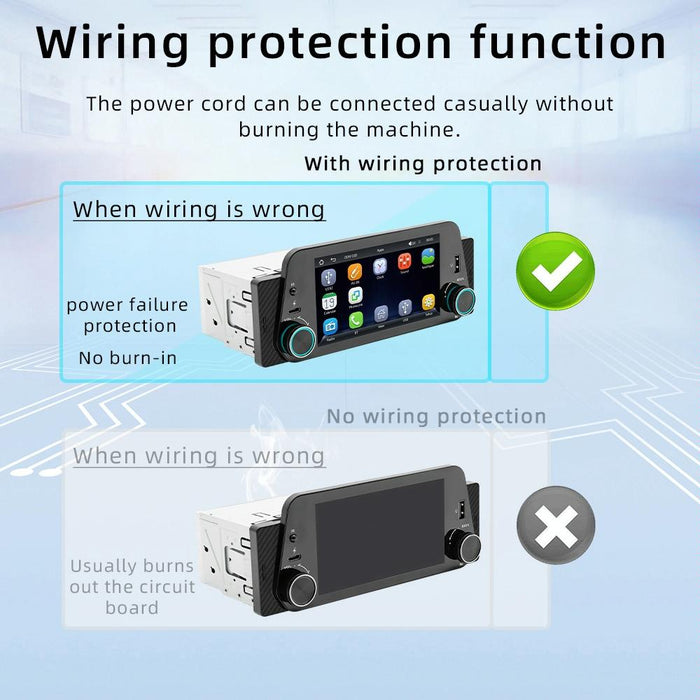 5 Inch Bluetooth Mp5 Inch Car Radio - Hands-Free F152W