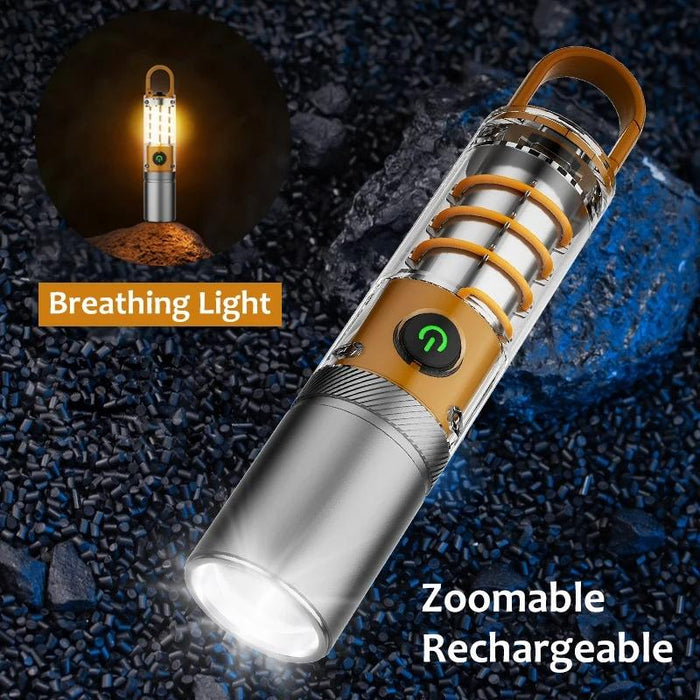 Portable Rechargeable Led Camping Flashlight