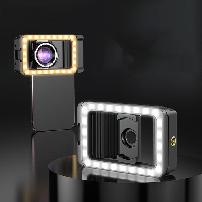 Multifunctional Fill Light Phone Clip With 1/4 Inch & M17 M37 Thread Tnterface Apl-Fl.23