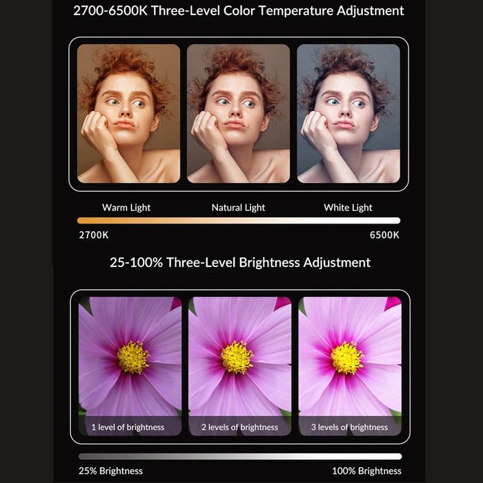 Multifunctional Fill Light Phone Clip With 1/4 Inch & M17 M37 Thread Tnterface Apl-Fl.23