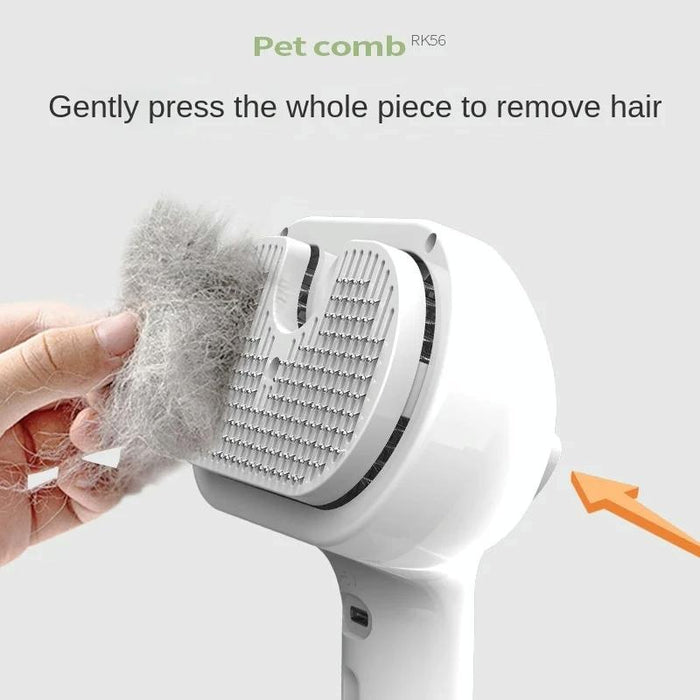 Usb Charging Pet Grooming Comb For Cats And Dogs