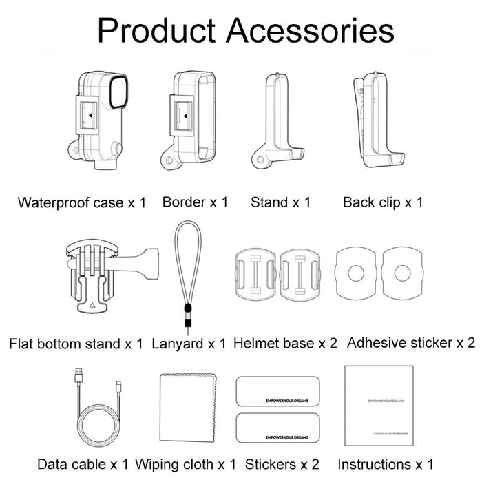 Waterproof 4K / 30Fps 5G / 2.4G Hd Night Video Outdoor Riding Camera