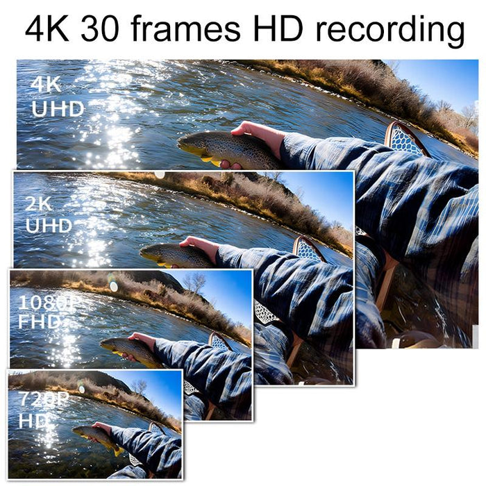 Waterproof 4K / 30Fps 5G / 2.4G Hd Night Video Outdoor Riding Camera