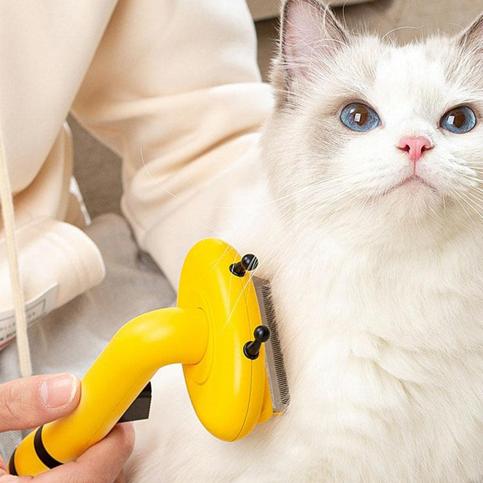 Pet Hair Comb For Cats Knot Removal & Thinning Pink