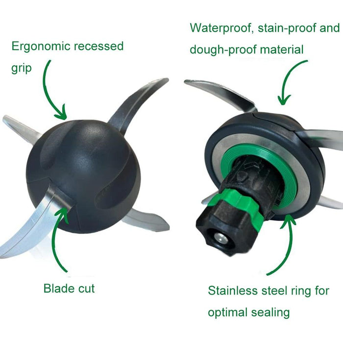 Kneading Dough Blade Cover For Thermomix Tm5 / Tm6 Black