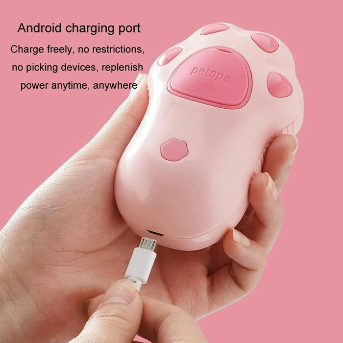 Rechargeable Pet Comb For Dogs & Cats No Scrub Spray Massage