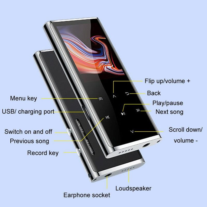 16Gb Bluetooth Mp3 / Mp4 Player With E Book Recorder