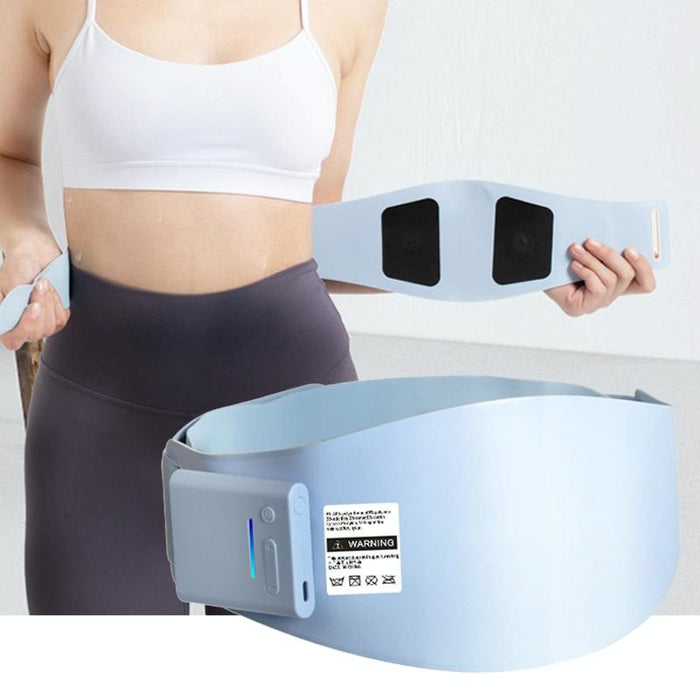 Ems Abdominal Massager For Waist Pain Relief Lake Blue