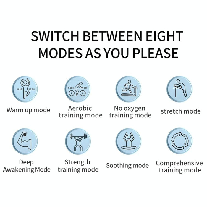 Ems Abdominal Massager For Waist Pain Relief Lake Blue