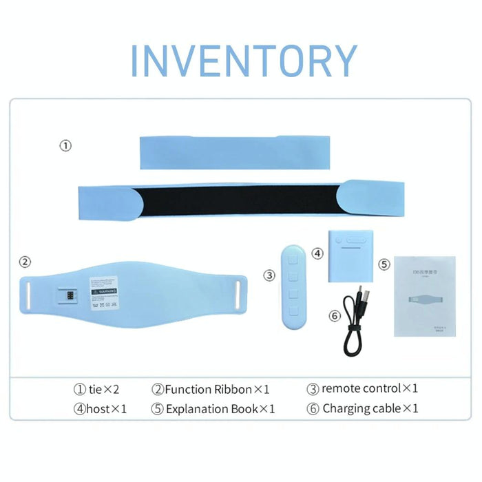 Ems Abdominal Massager For Waist Pain Relief Lake Blue