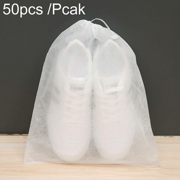 Thickened Non Woven Shoe Storage Bag Portable & Sunscreen