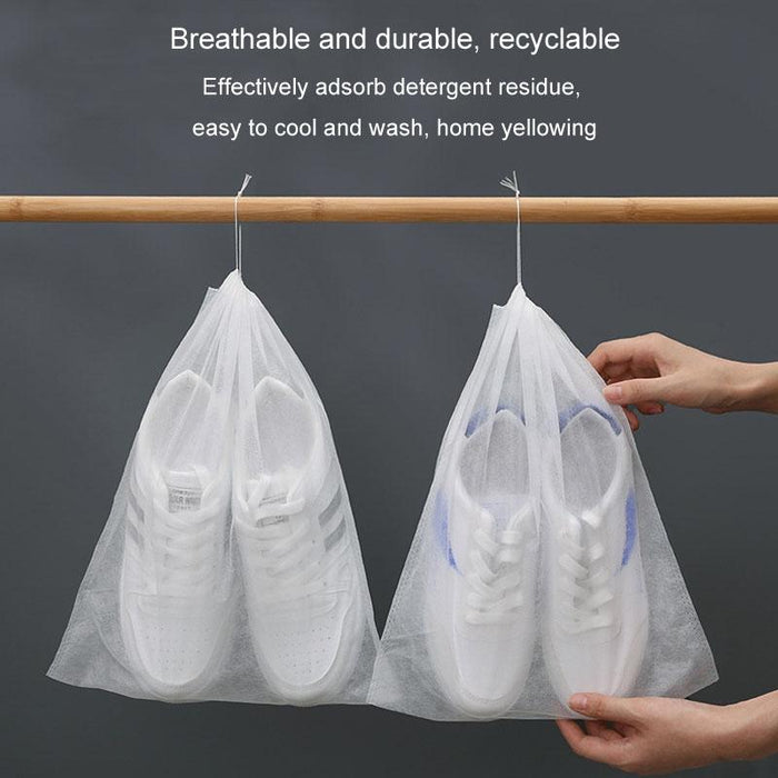 Thickened Non Woven Shoe Storage Bag Portable & Sunscreen