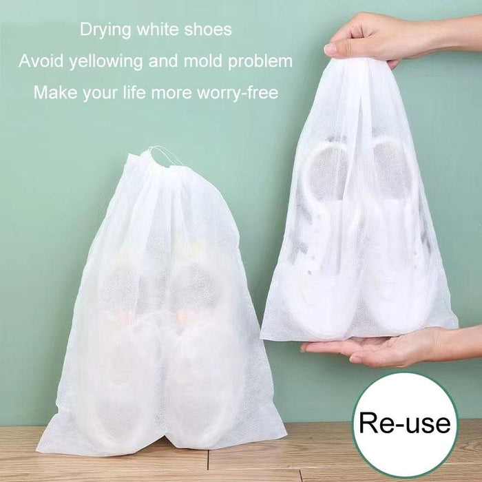 Thickened Non Woven Shoe Storage Bag Portable & Sunscreen