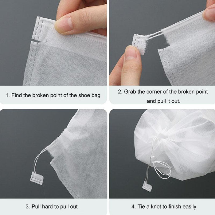 Thickened Non Woven Shoe Storage Bag Portable & Sunscreen