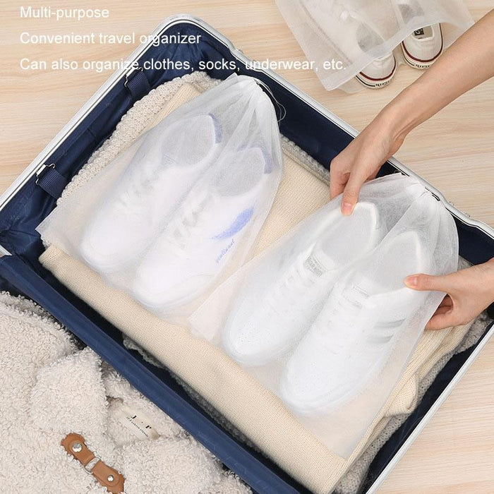 Thickened Non Woven Shoe Storage Bag Portable & Sunscreen
