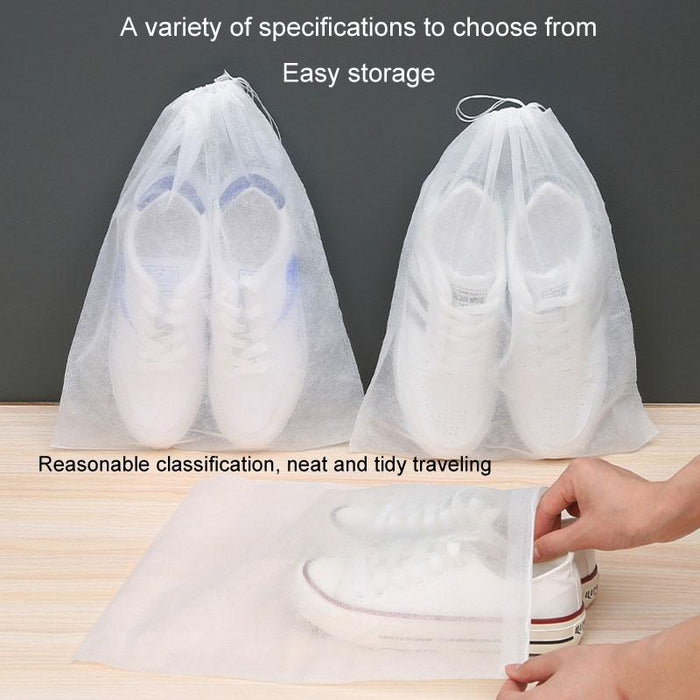 Thickened Non Woven Shoe Storage Bag Portable & Sunscreen