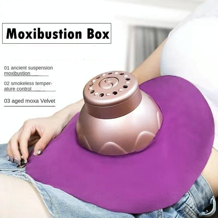 Portable Moxibustion Box For Waist & Abdomen Pink