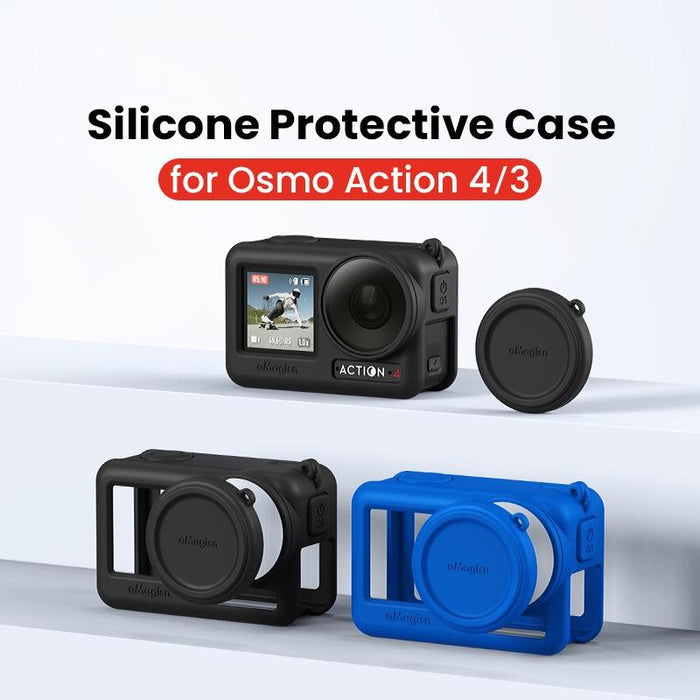 Silicone Protection Case for DJI  Action 4/3 Camera   Camera Protection Accessories