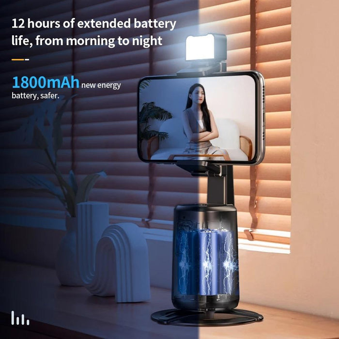 Pixel A200 Auto Tracking Gimbal Stabilizer 360 Degree Rotation Selfie Stick With Fill Light Set 1