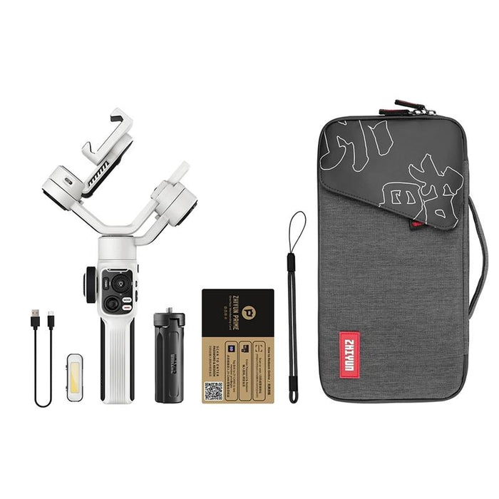 Smooth 5S 3-Axis Smartphone Handheld Gimbals Stabilizer - Combo Black