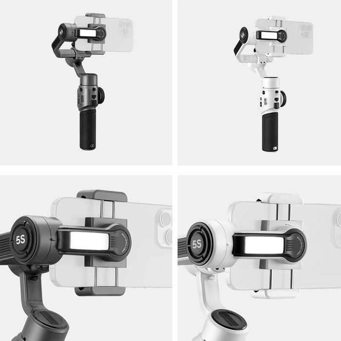 Smooth 5S 3-Axis Smartphone Handheld Gimbals Stabilizer - Combo Black