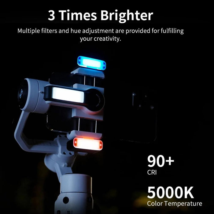 Smooth 5S 3-Axis Smartphone Handheld Gimbals Stabilizer - Combo Black