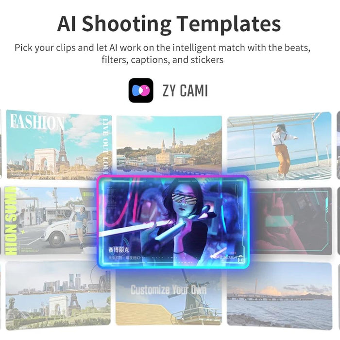 Smooth 5S 3-Axis Smartphone Handheld Gimbals Stabilizer - Combo Black