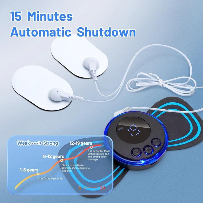 2-In-1 Remote Upgrade Jack For Sc-195B Mini Cervical Massage Stickers Ems Pulse Meridian Therapy Instrument