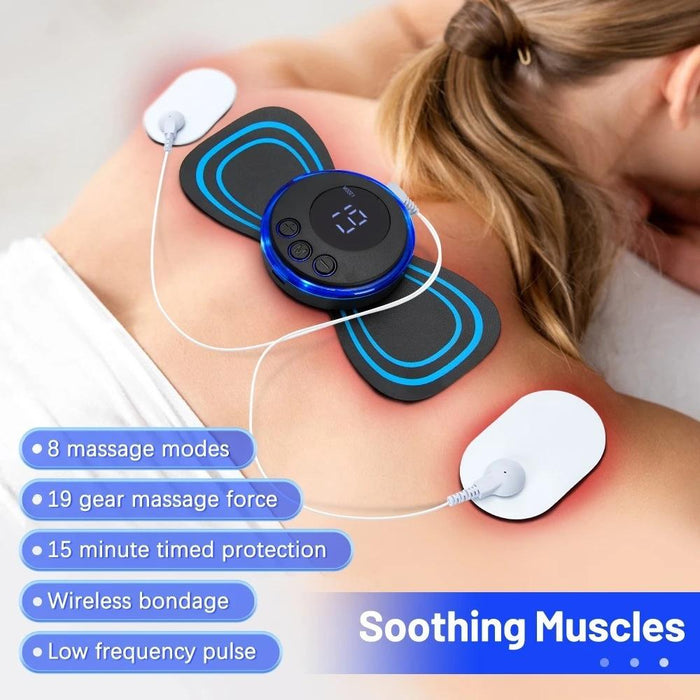 2-In-1 Remote Upgrade Jack For Sc-195B Mini Cervical Massage Stickers Ems Pulse Meridian Therapy Instrument
