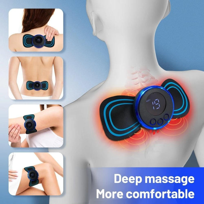 2-In-1 Remote Upgrade Jack For Sc-195B Mini Cervical Massage Stickers Ems Pulse Meridian Therapy Instrument